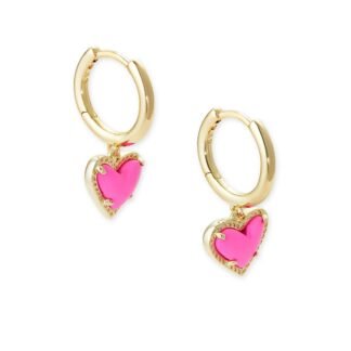 Kendra Scott Ari Heart Huggie Earrings for Women, Fashion Jewelry