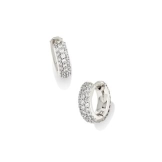 Kendra Scott Mikki Pave Huggie Earrings, Fashion Jewelry For Women