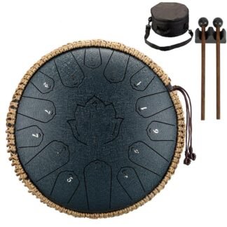 Konrisa Steel Tongue Drum Percussion Instruments 13 Inch 15 Notes C Major Steel Drum Musical for Meditation Yoga Zen Hand Pan Drums Instruments C Major with Drum Mallets and - lunas-mystic-emporium.com Konrisa Steel Tongue Drum Percussion Instruments, 13 Inch 15 Notes C Major Steel Drum Musical for Meditation Yoga Zen, Hand Pan Drums Instruments C Major with Drum Mallets and...