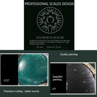 Konrisa Steel Tongue Drum Percussion Instruments 13 Inch 15 Notes C Major Steel Drum Musical for Meditation Yoga Zen Hand Pan Drums Instruments C Major with Drum Mallets and - lunas-mystic-emporium.com Konrisa Steel Tongue Drum Percussion Instruments, 13 Inch 15 Notes C Major Steel Drum Musical for Meditation Yoga Zen, Hand Pan Drums Instruments C Major with Drum Mallets and...
