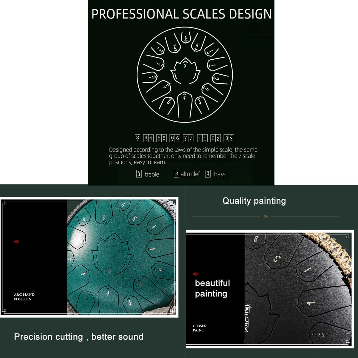 Konrisa Steel Tongue Drum Percussion Instruments 13 Inch 15 Notes C Major Steel Drum Musical for Meditation Yoga Zen Hand Pan Drums Instruments C Major with Drum Mallets and - lunas-mystic-emporium.com Konrisa Steel Tongue Drum Percussion Instruments, 13 Inch 15 Notes C Major Steel Drum Musical for Meditation Yoga Zen, Hand Pan Drums Instruments C Major with Drum Mallets and...