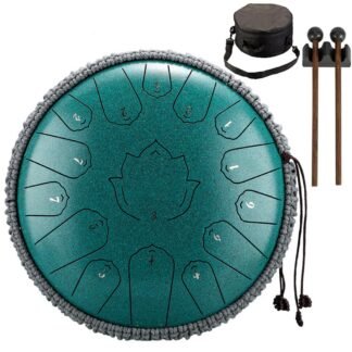 Konrisa Steel Tongue Drum Percussion Instruments 13 Inch 15 Notes C Major Steel Drum Musical for Meditation Yoga Zen Hand Pan Drums Instruments C Major with Drum Mallets and - lunas-mystic-emporium.com Konrisa Steel Tongue Drum Percussion Instruments, 13 Inch 15 Notes C Major Steel Drum Musical for Meditation Yoga Zen, Hand Pan Drums Instruments C Major with Drum Mallets and...