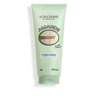 L’Occitane Almond Delicious Shower, Gentle Body Wash Cleanses, Moisturizes, Softens & Purifies for Radiant, Smooth Skin, Vegan Skincare, Scented