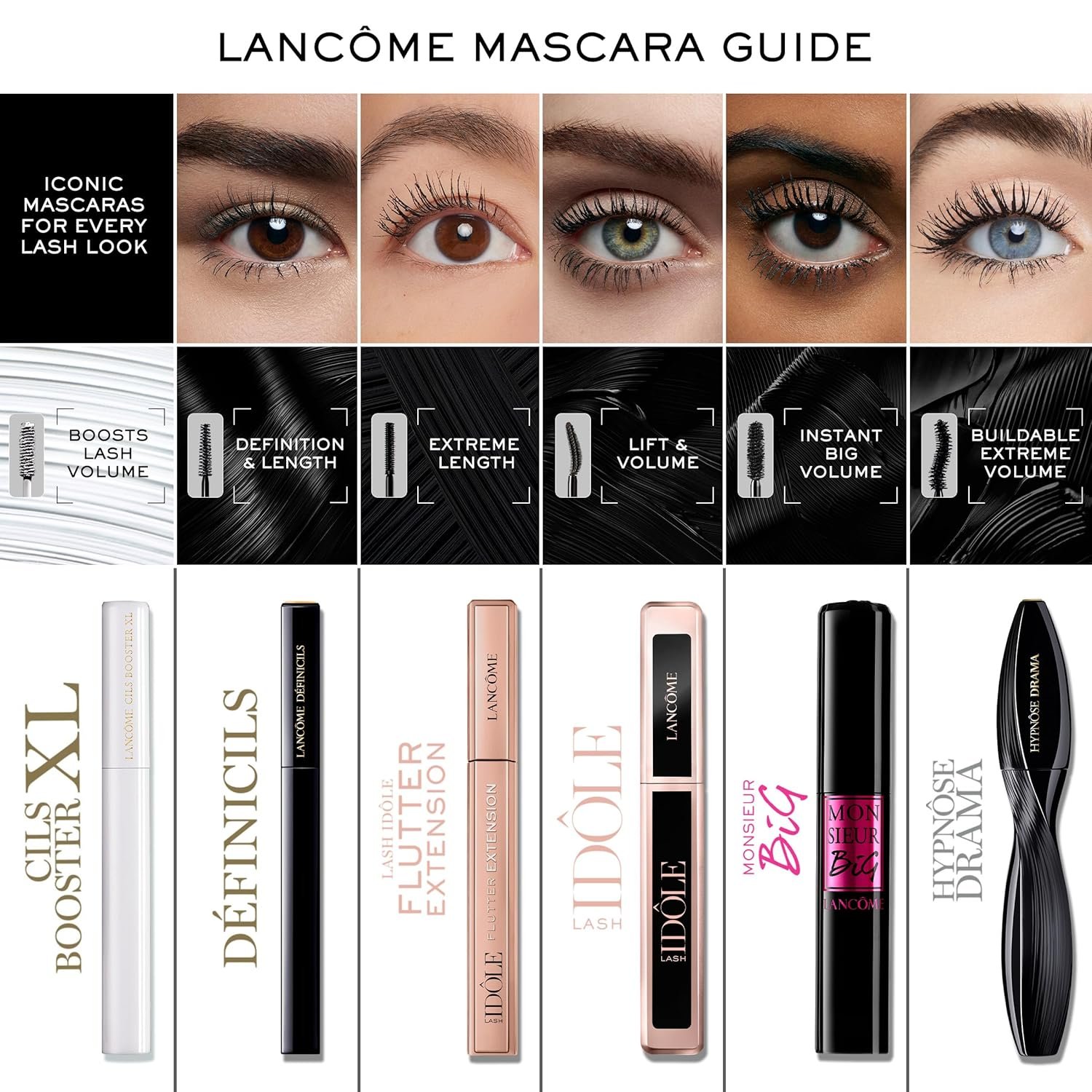 Lancôme Lash Idôle Lash-Lifting Volumizing Mascara - Black Mascara for Instant Volume Length Lift - Smudge Proof Up To 24H Wear - Black - lunas-mystic-emporium.com Lancôme Lash Idôle Lash-Lifting & Volumizing Mascara - Black Mascara for Instant Volume, Length & Lift - Smudge Proof & Up To 24H Wear - Black