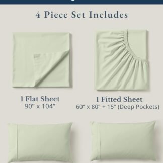 LANE LINEN 100 Organic Cotton Sheets Queen Size Bed Set Machine Wash Eco Friendly Sustainably Produced Cotton Queen Sheet Set Soft Comfy Long Stabple Naturally Cooling - lunas-mystic-emporium.com LANE LINEN 100% Organic Cotton Sheets Queen Size Bed Set, Machine Wash Eco Friendly Sustainably Produced Cotton Queen Sheet Set, Soft & Comfy Long Stabple Naturally Cooling...