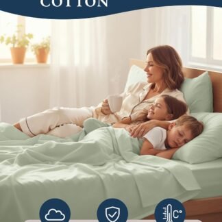 LANE LINEN 100 Organic Cotton Sheets Queen Size Bed Set Machine Wash Eco Friendly Sustainably Produced Cotton Queen Sheet Set Soft Comfy Long Stabple Naturally Cooling - lunas-mystic-emporium.com LANE LINEN 100% Organic Cotton Sheets Queen Size Bed Set, Machine Wash Eco Friendly Sustainably Produced Cotton Queen Sheet Set, Soft & Comfy Long Stabple Naturally Cooling...