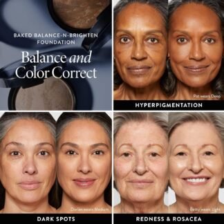 LAURA GELLER NEW YORK Award-Winning Baked Balance-n-Brighten Color Correcting Powder Foundation - Light - Buildable Light to Medium Coverage - Demi-Matte Natural Finish - lunas-mystic-emporium.com LAURA GELLER NEW YORK Award-Winning Baked Balance-n-Brighten Color Correcting Powder Foundation - Light - Buildable Light to Medium Coverage - Demi-Matte Natural Finish