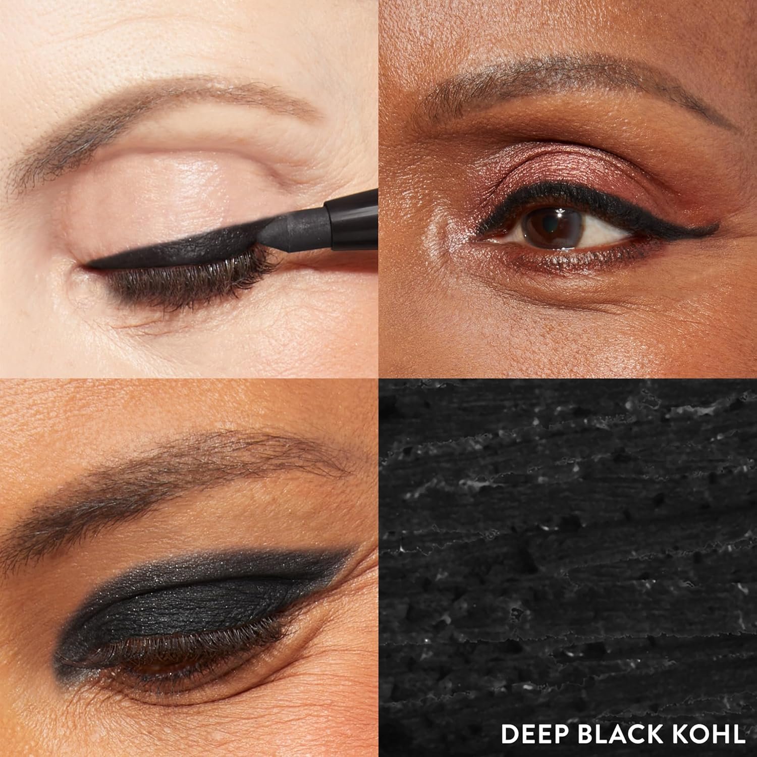 LAURA GELLER NEW YORK Kajal Longwear Kohl Eyeliner Pencil with Caffeine Smooth Blendable Makeup Deep Black - lunas-mystic-emporium.com LAURA GELLER NEW YORK Kajal Longwear Kohl Eyeliner Pencil with Caffeine, Smooth & Blendable Makeup, Deep Black