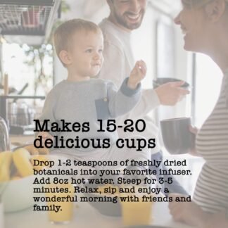 Lavender Chamomile Mint, 15-20 Servings, Eco-Conscious Zip Pouch, Caffeine Free, Pure Loose Leaf Tea Grown in America, 1.00 Ounce (Small)