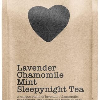Lavender Chamomile Mint Sleepynight Tea, 45-60 Servings, Eco-Conscious Zip Pouch, Caffeine Free, Pure Loose Leaf Tea Grown in America, 5.0 Ounce (Medium)
