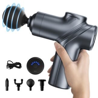 LEERCON Massage Gun Deep Tissue Silent Brushless Motor and Portable Massage Gun with 4 Interchangeable Heads for Deep Muscle Relief and Relaxation Relax Gift - lunas-mystic-emporium.com LEERCON Massage Gun Deep Tissue, Silent Brushless Motor and Portable Massage Gun with 4 Interchangeable Heads for Deep Muscle Relief and Relaxation, Relax Gift