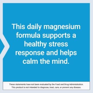 Life Extension Calm-Mag, Magnesium Acetyl taurinate, Daily Stress Management Formula, Supports Calmness and Relaxation, Gluten-Free, Non-GMO, Vegetarian, 30 Capsules