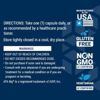 Life Extension Calm-Mag, Magnesium Acetyl taurinate, Daily Stress Management Formula, Supports Calmness and Relaxation, Gluten-Free, Non-GMO, Vegetarian, 30 Capsules