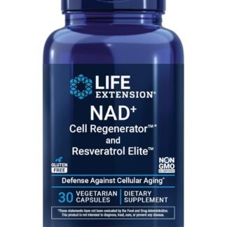 Life Extension NAD+ Cell Regenerator and Resveratrol Elite, NIAGEN nicotinamide riboside, Trans-resveratrol, quercetin, Fisetin, for Longevity, Energy, and oxidative Stress, 30...