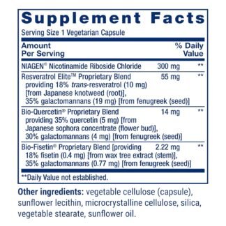 Life Extension NAD+ Cell Regenerator™ and Resveratrol Elite™*, nicotinamide riboside, Trans-resveratrol, quercetin, Fisetin, Heart Health, Healthy Aging, Vegetarian, Non-GMO,...