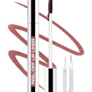 Lip Liner Stain Peel Off with Tweezer, Long Lasting Matte Lip Tattoo, Highly Pigmented Color Lip Tint Makeup, Waterproof, Transfer-proof Lipstain for Women, for All Skin Types...