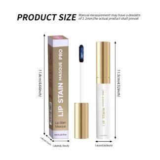 Lip Stain - Wipe-Off &Peel Off Lip Color | Waterproof, Long Lasting, Transfer-Resistant, Smudge-Proof Lip Tint | Easy Wipe Finish, High Pigment | All-Day Vibrant Kiss-Proof Lip...