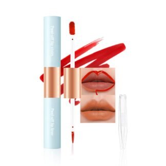Lip Stain - Wipe-Off &Peel Off Lip Color | Waterproof, Long Lasting, Transfer-Resistant, Smudge-Proof Lip Tint | Easy Wipe Finish, High Pigment | All-Day Vibrant Kiss-Proof Lip...
