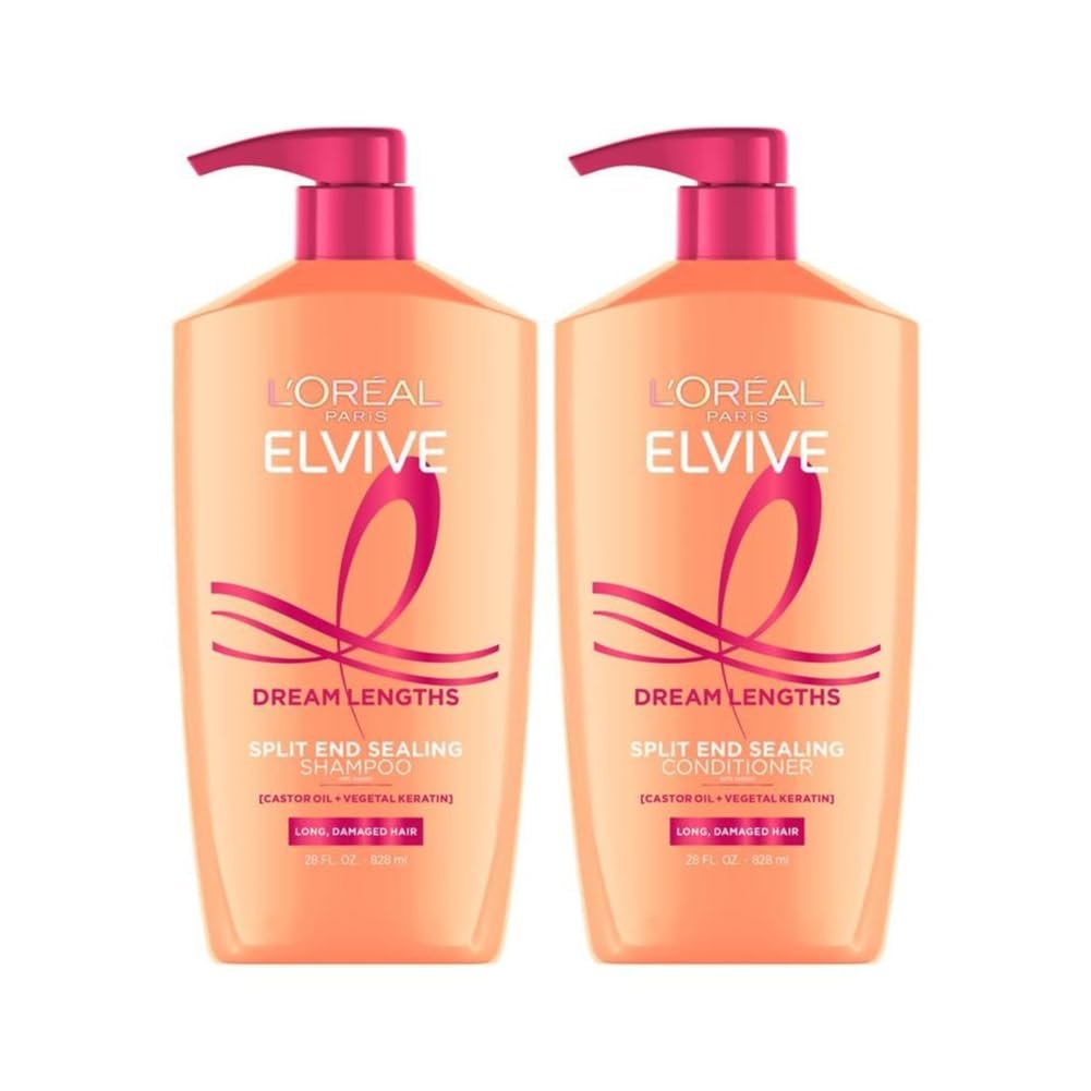 LOreal Paris Elvive Dream Lengths Shampoo and Conditioner Kit Paraben Free 1 kit - lunas-mystic-emporium.com L'Oreal Paris Elvive Dream Lengths Shampoo and Conditioner Kit, Paraben Free, 1 kit
