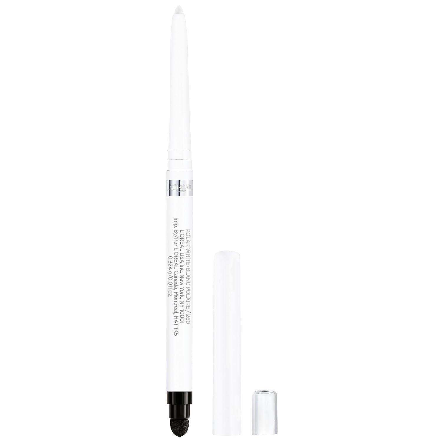 LOreal Paris Infallible Grip Mechanical Gel Eyeliner Pencil Smudge-Resistant Waterproof Eye Makeup with Up to 36HR Wear Polar White 001 Oz - lunas-mystic-emporium.com L'Oreal Paris Infallible Grip Mechanical Gel Eyeliner Pencil, Smudge-Resistant, Waterproof Eye Makeup with Up to 36HR Wear, Polar White, 0.01 Oz