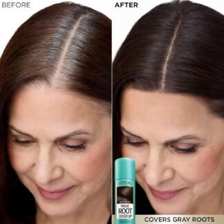 L'Oreal Paris Magic Root Cover Up Gray Concealer Spray, Medium Brown, 2 Oz(Packaging May Vary)