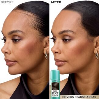 L'Oreal Paris Magic Root Cover Up Gray Concealer Spray, Medium Brown, 2 Oz(Packaging May Vary)