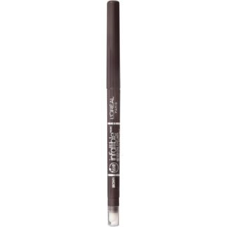 L'Oreal Paris Makeup Infallible Never Fail Original Mechanical Pencil Eyeliner with Built in Sharpener, Brown, 0.008 oz.