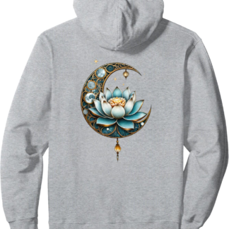 Lotus Flower Yoga Metaphysical Pullover Hoodie