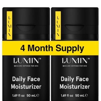 Lumin Daily Face Moisturizer for Men – Lightweight Hydrating Cream with Niacinamide, Men’s Face Lotion for Normal, Combination & Sensitive Skin, Korean Skincare, Smooth &...