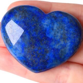 MAIBAOTA 45 mm Lapis Lazuli Stone Large Heart Stone Healing Crystals Natural Crystal Heart Reiki Gemstone Polished Heart Shaped Rocks Meditation Mothers Day Crystal Gifts for...