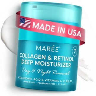MAREE Face Moisturizer Retinol Cream for Face - Daily Wrinkle Cream for Women - Anti Aging Face Cream - Facial Moisturizer with Collagen - Crema Hidratante Para la Cara for Skin...