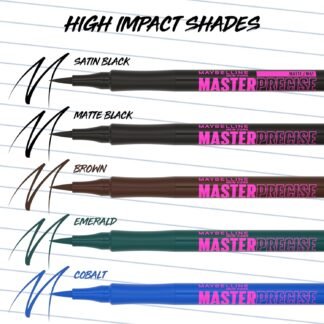 Maybelline Eyestudio Master Precise All Day Waterproof Liquid Eyeliner Makeup Black 1 Count Packaging May Vary - lunas-mystic-emporium.com Maybelline Eyestudio Master Precise All Day Waterproof Liquid Eyeliner Makeup, Black, 1 Count (Packaging May Vary)