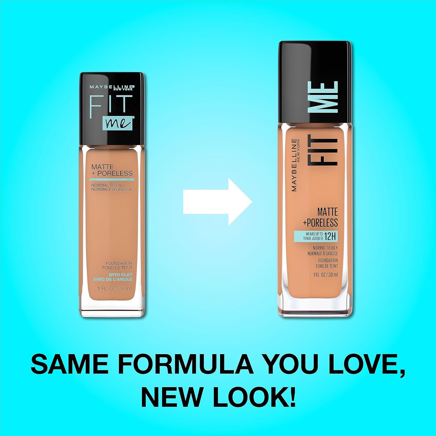 Maybelline Fit Me Matte + Poreless Liquid Oil-Free Foundation Makeup Creamy Beige 1 Count Packaging May Vary - lunas-mystic-emporium.com Maybelline Fit Me Matte + Poreless Liquid Oil-Free Foundation Makeup, Creamy Beige, 1 Count (Packaging May Vary)