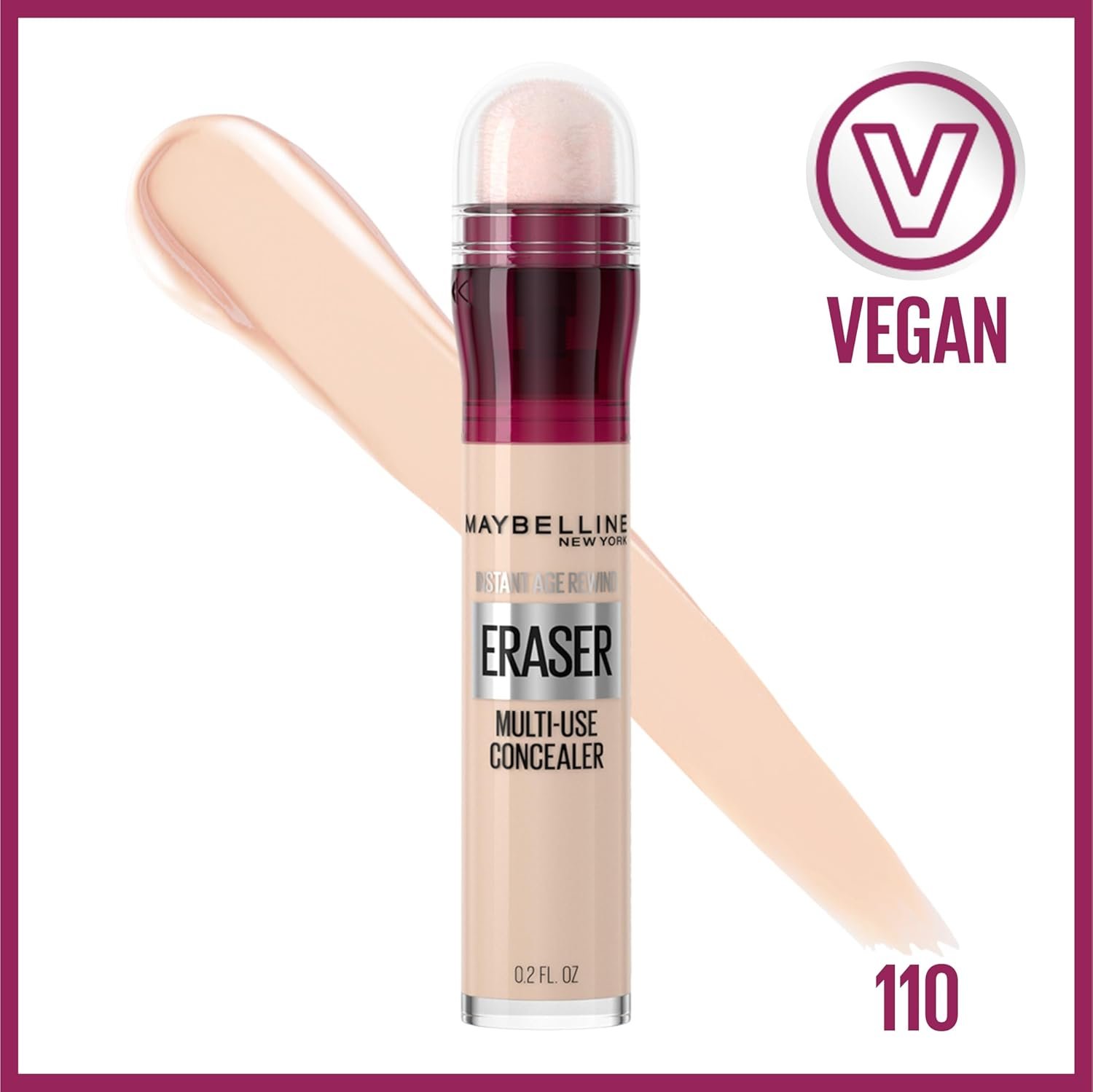 Maybelline Instant Age Rewind Eraser Dark Circles Treatment Multi-Use Concealer 110 1 Count Packaging May Vary - lunas-mystic-emporium.com Maybelline Instant Age Rewind Eraser Dark Circles Treatment Multi-Use Concealer, 110, 1 Count (Packaging May Vary)