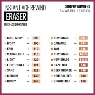 Maybelline Instant Age Rewind Eraser Dark Circles Treatment Multi-Use Concealer 110 1 Count Packaging May Vary - lunas-mystic-emporium.com Maybelline Instant Age Rewind Eraser Dark Circles Treatment Multi-Use Concealer, 110, 1 Count (Packaging May Vary)