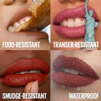 Maybelline Super Stay Matte Ink Liquid Lipstick Makeup, Long Lasting High Impact Color, Up to 16H Wear, Founder, Cranberry Red, 1 Count, Packaging May Vary