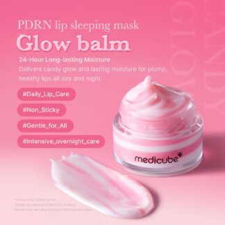 medicube PDRN Overnight Facial and Lip Nourish Duo: PDRN Lip Sleeping Mask Glow Balm and Salmon DNA PDRN Pink Collagen Jelly Gel Mask | Overnight Care for Glow and Nourishment