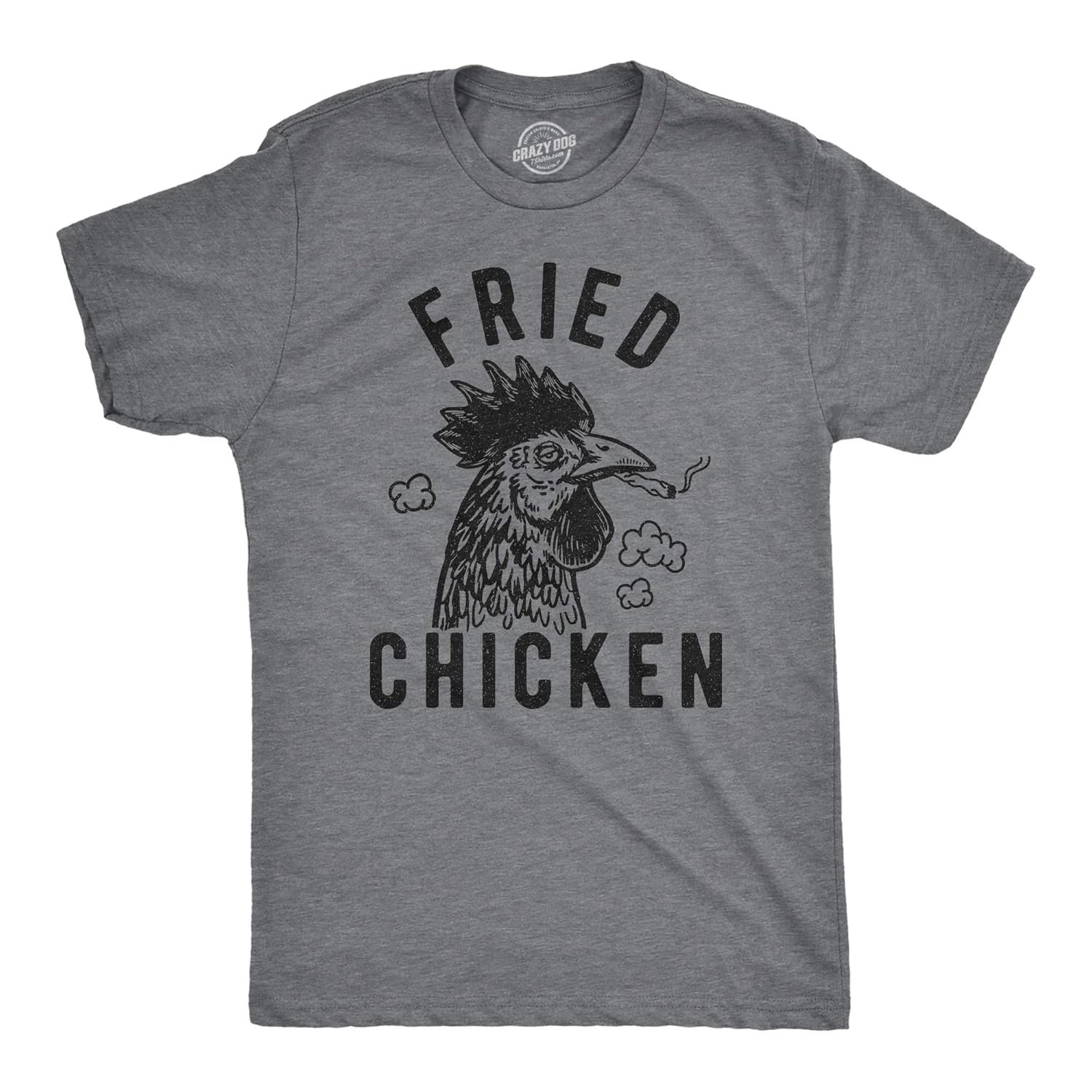 Mens Fried Chicken T Shirt Funny 420 Marijuana Graphic Novelty Tee - lunas-mystic-emporium.com Mens Fried Chicken T Shirt Funny 420 Marijuana Graphic Novelty Tee