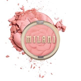 Milani Rose Blush, Powder Blush for Cheeks, Cruelty Free Makeup - Shape, Contour & Highlight Face for a Natural Matte Finish -Romantic Rose