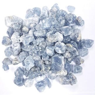MINERALUNIVERSE 1/2 LB Celestite Crystal Rough Stones - Celestine Natural Stones - Raw Rocks Perfect for Cabbing, Tumbling, Lapidary & Polishing and Reiki Healing