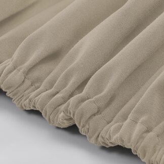 Modern Threads Soft Microfiber Solid Sheets - Luxurious Microfiber Bed Sheets - Includes Flat Sheet, Fitted Sheet with Deep Pockets, & Pillowcases Taupe Full