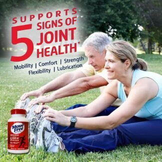 Move Free Advanced Glucosamine Chondroitin + Calcium Fructoborate Joint Support Supplement, Supports Mobility Comfort Strength Flexibility & Lubrication - 200 Tablets (100...