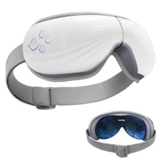 Mynt 5 Mode Heated Eye Massager with Heat and Cooling for Dry Eyes Relief, Eye Massage with Bluetooth Capability and Voice Announcement, Gift for Christmas