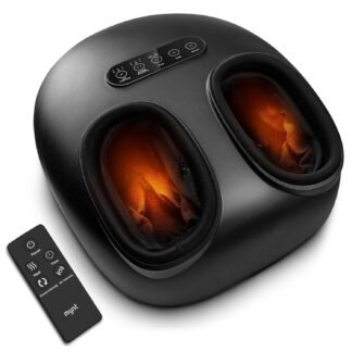 Mynt Shiatsu Foot Massager for Plantar Fasciitis, Feet Massage Machine with Heat, Deep Kneading Compress Foot Warmer for Pain Relief, Fits Up to 14, Gift for Father Mother