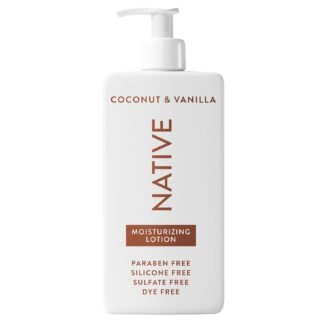Native Body Lotion Contains Naturally Derived Plant-Based Moisturizers for Women and Men | Restores Dry Skin, Coconut & Vanilla, 16.5 fl oz