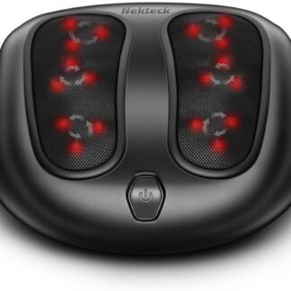 Nekteck Foot Massager with Heat, Shiatsu Heated Electric Kneading Foot Massager Machine for Neuropathy, Plantar Fasciitis, Feet Massage for Pain Relief, Circulation, Christmas...