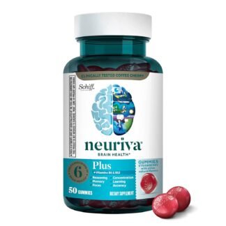 NEURIVA Plus Brain Supplement for Memory,Focus & Concentration+Cognitive Function with Vitamins B6 & B12 and Clinically Tested Nootropics Phosphatidylserine and Neurofactor,50ct...