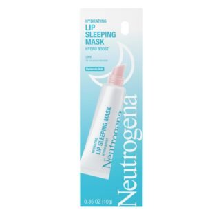 Neutrogena Hydro Boost Hydrating Lip Sleeping Mask with Hyaluronic Acid, Clear Overnight and Daily Moisturizing Treatment for Very Dry Lips, Fragrance Free Squeeze Tube Lip...