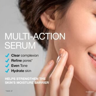 Neutrogena Hydro Boost + Niacinamide Serum for Face with Hyaluronic Acid & Vitamin B3, Multi-Action Face Serum to Hydrate & Improve Skin Complexion & Refine Look of Pores,...