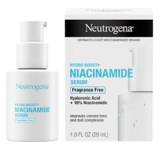 Neutrogena Hydro Boost + Niacinamide Serum for Face with Hyaluronic Acid & Vitamin B3, Multi-Action Face Serum to Hydrate & Improve Skin Complexion & Refine Look of Pores,...